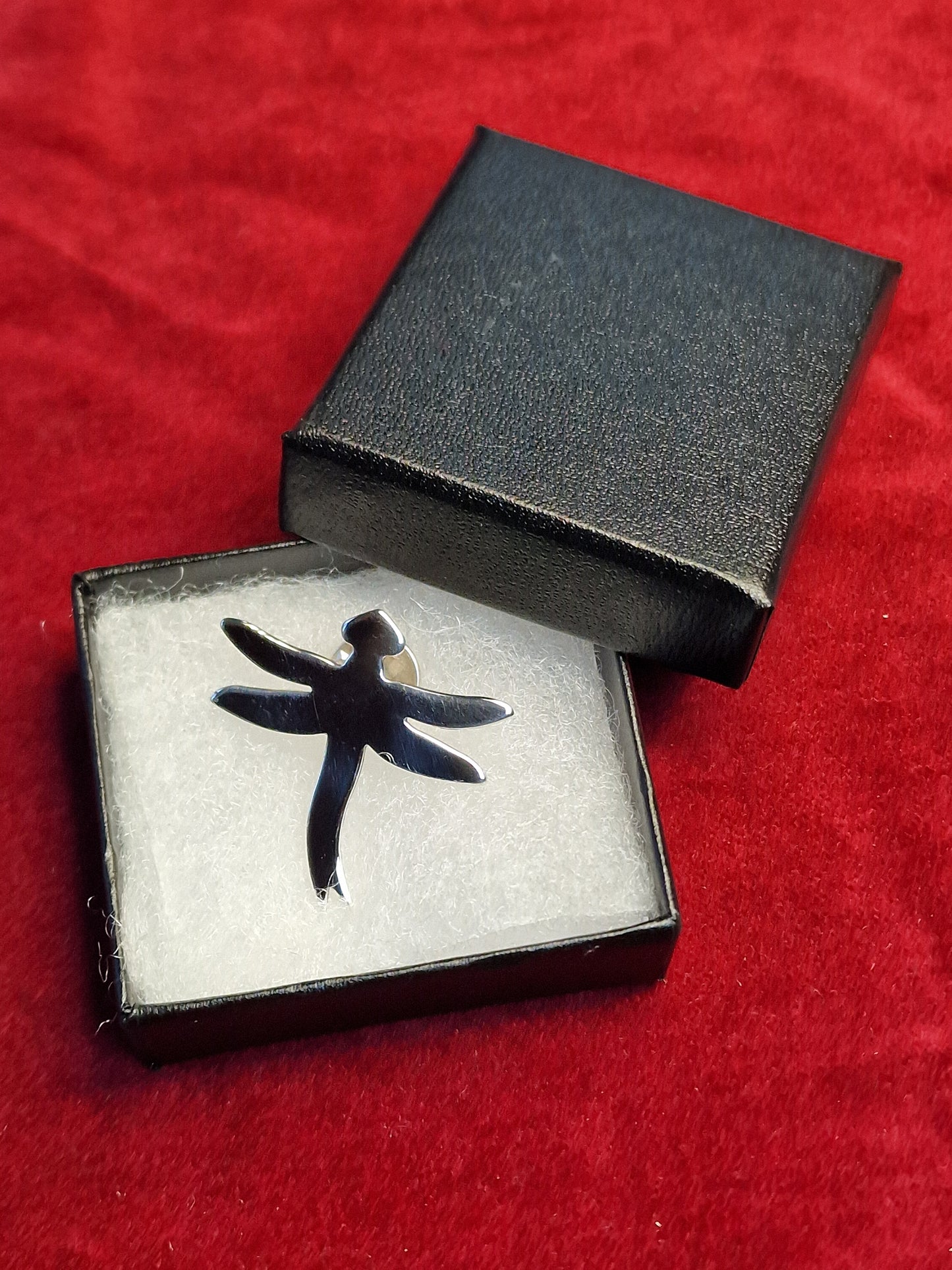 Dragonfly Pin, hand made by Brenton West with .925 and CBW stamped on reverse.